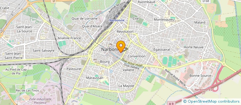 localisation de l'entreprise IMMO DESIGN  NARBONNE