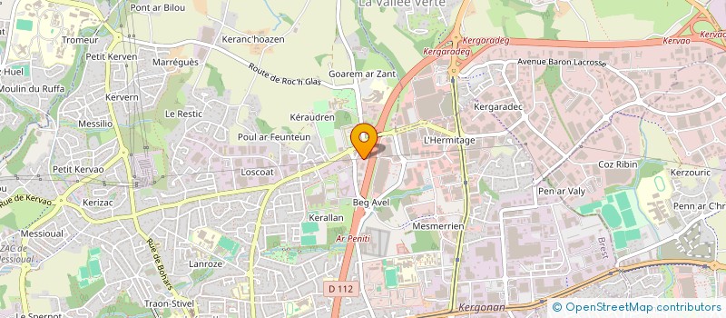 localisation de l'entreprise IMMO DEV  BREST