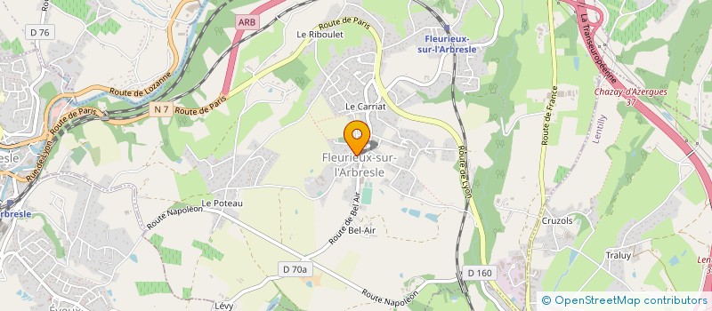 localisation de l'entreprise IMMO-DEVELOPPEMENT  CHARNAY