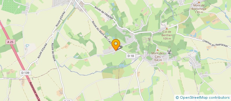 localisation de l'entreprise IMMO DEVOLDERE  GODEWAERSVELDE