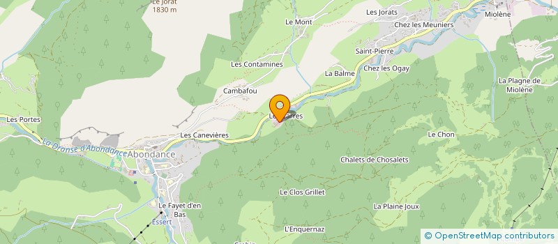 localisation de l'entreprise IMMO DG  ABONDANCE