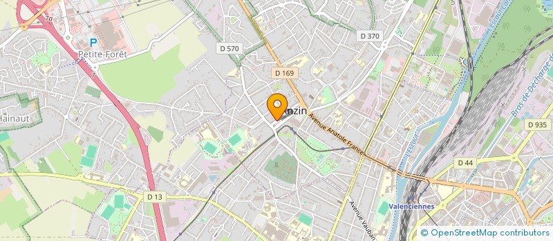 localisation de l'entreprise IMMO DH  ANZIN