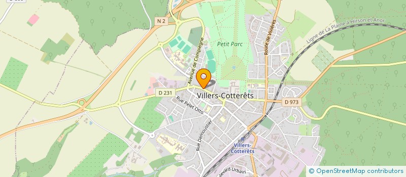 localisation de l'entreprise IMMO DIAG à VILLERS-COTTERETS