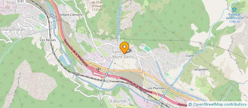 localisation de l'entreprise IMMO DIAG CONTROLES  SAINT JULIEN MONTDENIS