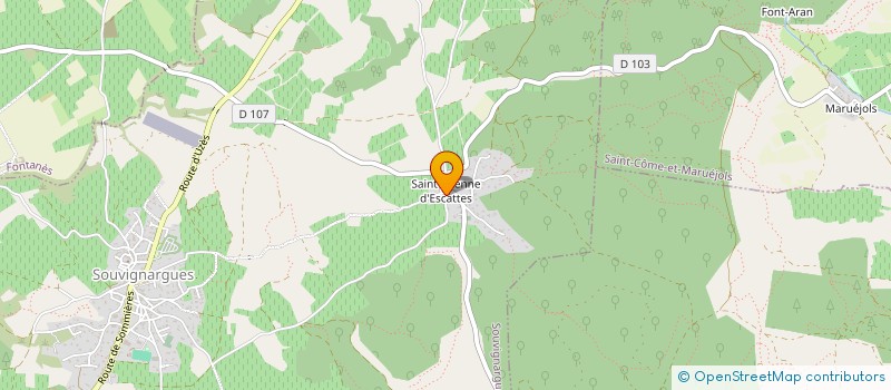 localisation de l'entreprise IMMO DIAG EXPERTS à SOUVIGNARGUES