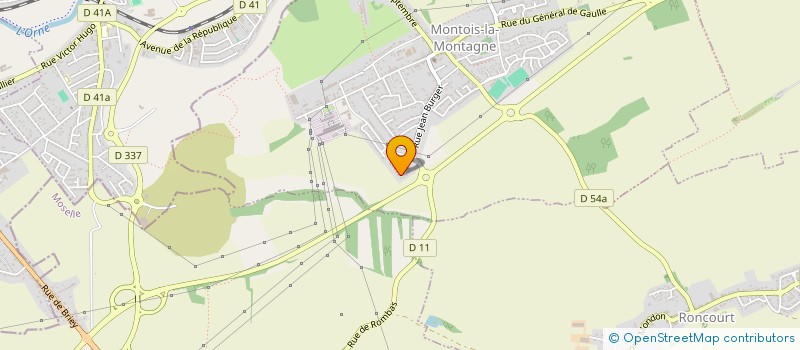 localisation de l'entreprise IMMO DIAGNOSTICS  MONTOIS-LA-MONTAGNE