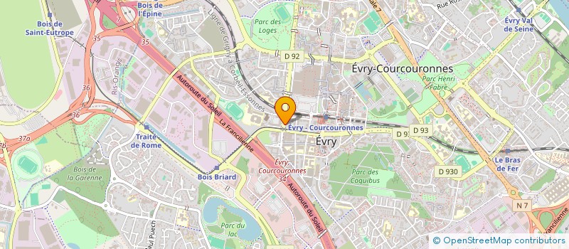 localisation de l'entreprise IMMO DIBO  EVRY-COURCOURONNES