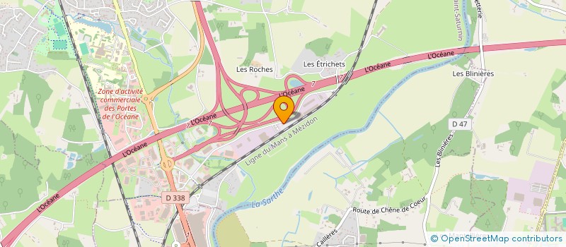 localisation de l'entreprise IMMO DLG à SAINT-SATURNIN