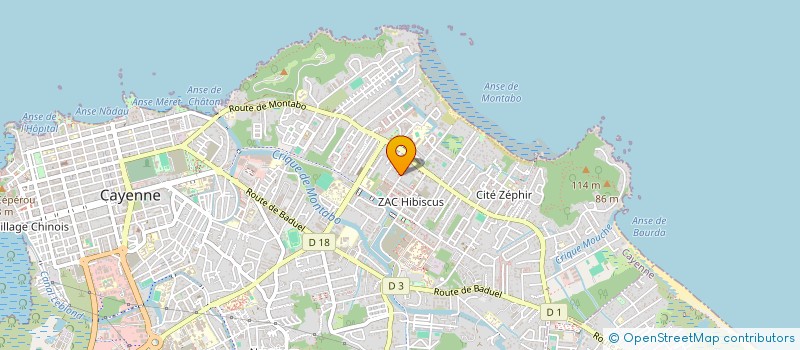 localisation de l'entreprise IMMO DOM  CAYENNE