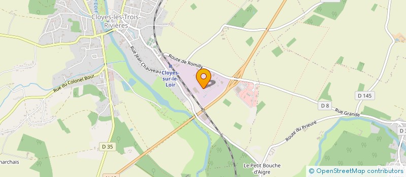 localisation de l'entreprise IMMO-DR 28 à CLOYES-LES-TROIS-RIVIERES
