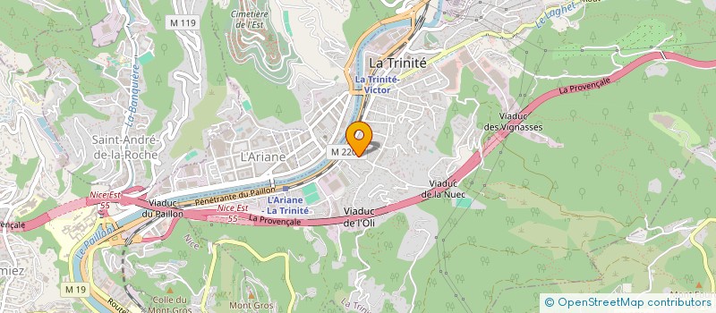 localisation de l'entreprise IMMO DRAP  DRAP