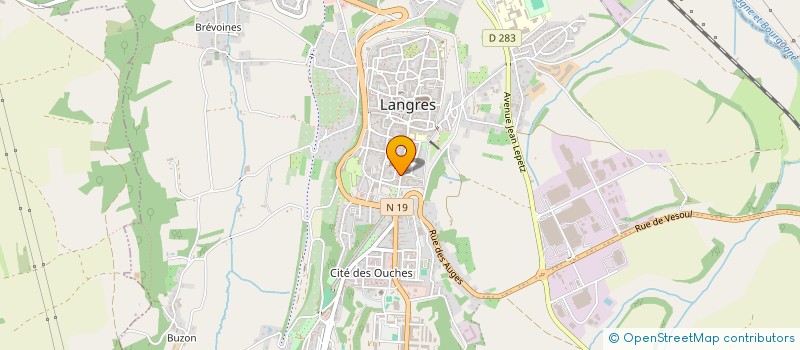 localisation de l'entreprise IMMO-DROUOT à LANGRES