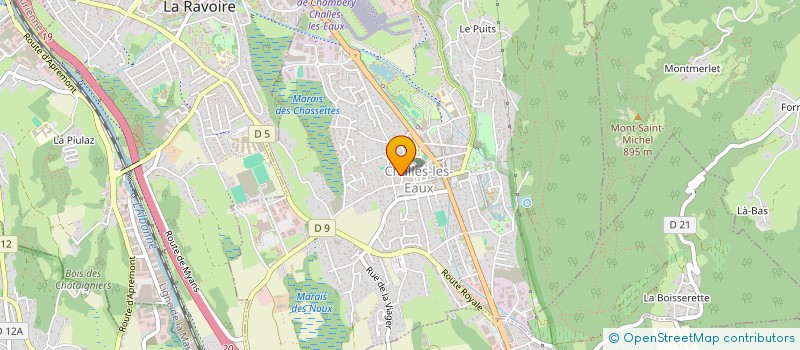 localisation de l'entreprise IMMO DTG  CHALLES-LES-EAUX