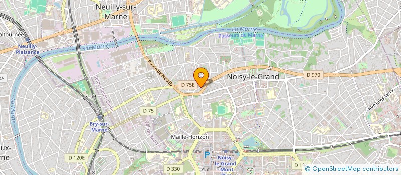 localisation de l'entreprise IMMO DU BRAYER  NOISY-LE-GRAND