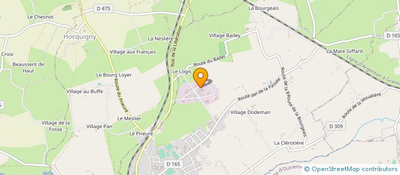 localisation de l'entreprise IMMO DU LOGIS  LA HAYE-PESNEL