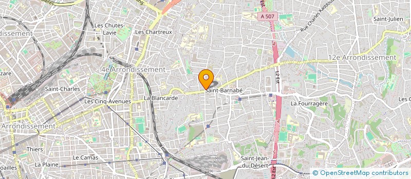 localisation de l'entreprise IMMO DU MIDI à MARSEILLE