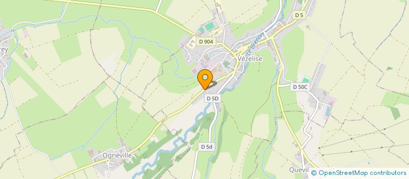 localisation de l'entreprise IMMO DU SAINTOIS  VEZELISE