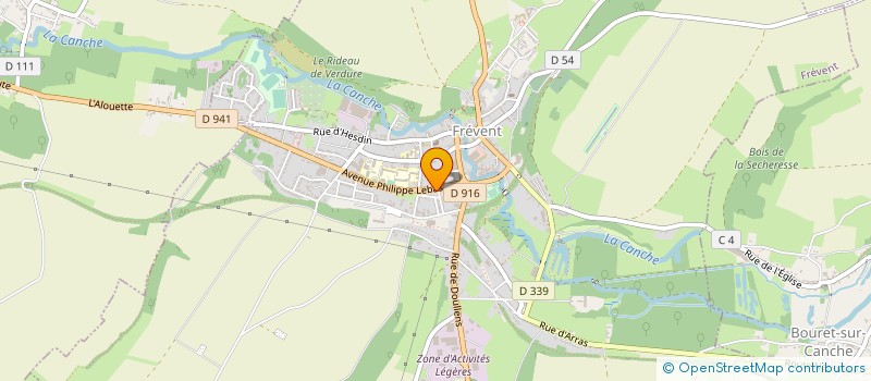 localisation de l'entreprise IMMO DUMETZ  FREVENT