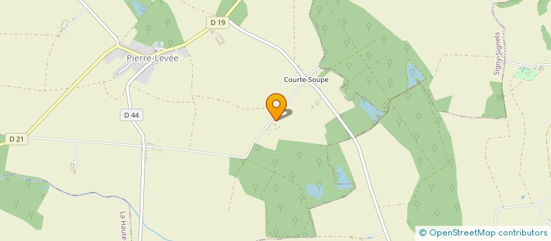 localisation de l'entreprise IMMO-DUO  PIERRE-LEVEE