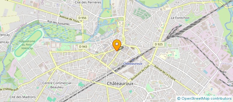 localisation de l'entreprise IMMO-ECHO à CHATEAUROUX