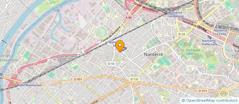 localisation de l'entreprise IMMO EFFICIENCE  NANTERRE