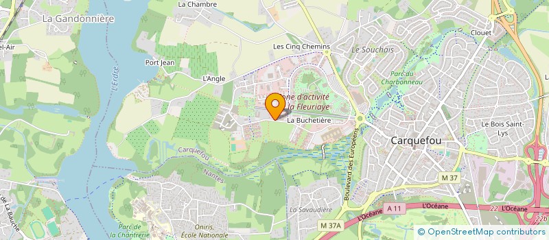 localisation de l'entreprise IMMO-ELECT 50  CARQUEFOU