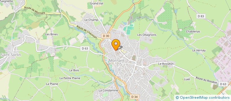 localisation de l'entreprise IMMO ELSARY  MORNANT