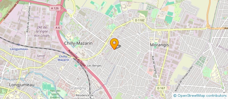 localisation de l'entreprise IMMO-ENTRE-PRO à MORANGIS