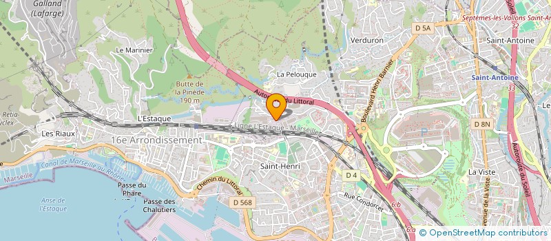 localisation de l'entreprise IMMO ENVENT'S à MARSEILLE