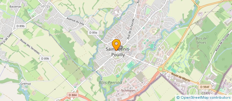 localisation de l'entreprise IMMO ESSADQ à SAINT-GENIS-POUILLY