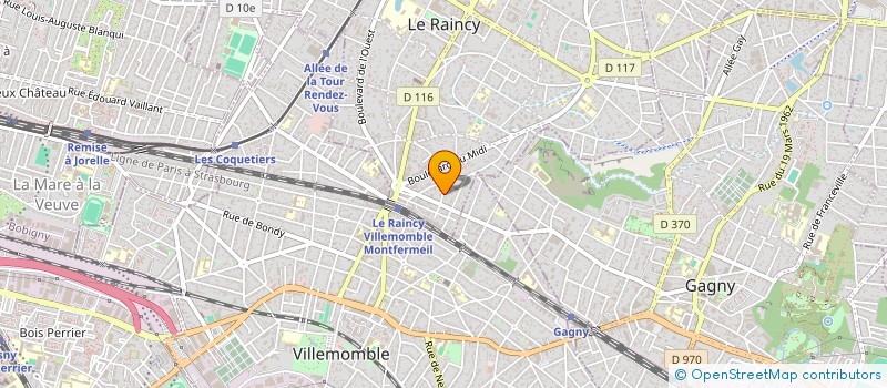 localisation de l'entreprise IMMO ETOILE à LE RAINCY