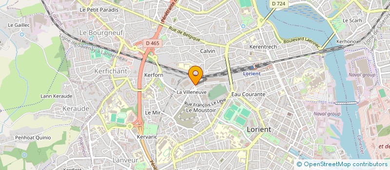 localisation de l'entreprise IMMO ETUDE LORIENT  LORIENT