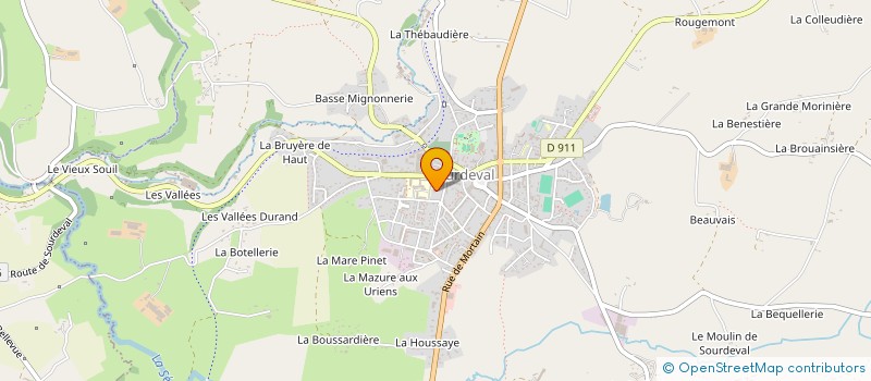 localisation de l'entreprise IMMO EUROTHERM  SOURDEVAL