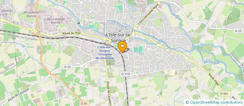 localisation de l'entreprise IMMO EVASION  L'ISLE-SUR-LA-SORGUE