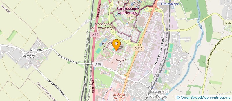 localisation de l'entreprise IMMO-EXPERTISE à CHASSENEUIL-DU-POITOU