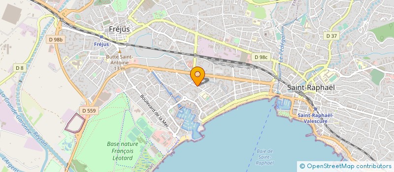 localisation de l'entreprise IMMO EXPERTISES à FREJUS