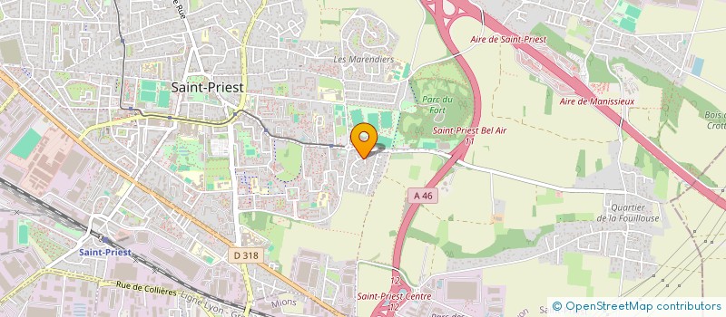 localisation de l'entreprise IMMO EXUPERY  SAINT-PRIEST