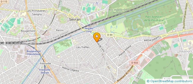 localisation de l'entreprise IMMO F B à SEVRAN