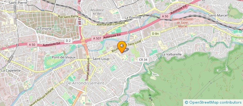 localisation de l'entreprise IMMO FACTORY à MARSEILLE