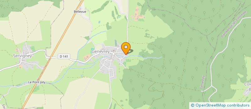 localisation de l'entreprise IMMO FAIVRE  GENEVREY