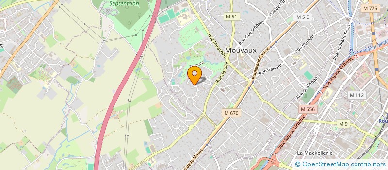 localisation de l'entreprise IMMO FAMILLE THIRIEZ  MOUVAUX