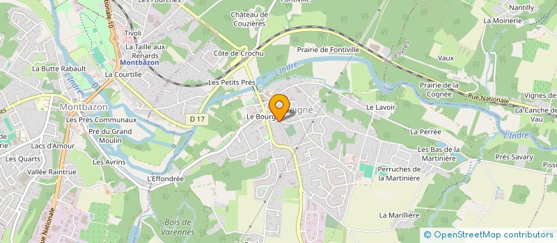 localisation de l'entreprise IMMO FCS à VEIGNE