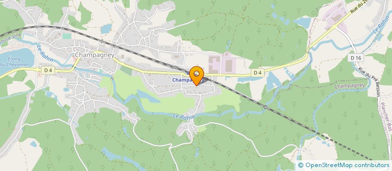 localisation de l'entreprise IMMO FD  CHAMPAGNEY