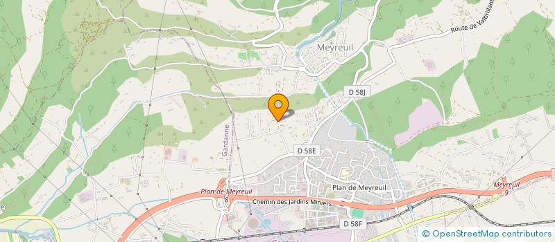 localisation de l'entreprise IMMO FERRANDEZ  MEYREUIL