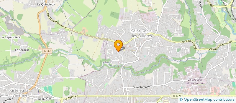 localisation de l'entreprise IMMO-FFEC  SAINT-GENIS-LES-OLLIERES