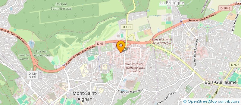 localisation de l'entreprise IMMO FIL SEINE  MONT-SAINT-AIGNAN