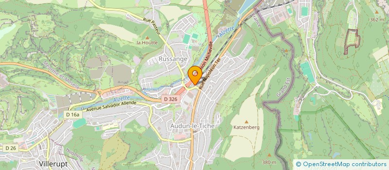 localisation de l'entreprise IMMO FINANCE ET CONSULT  AUDUN-LE-TICHE