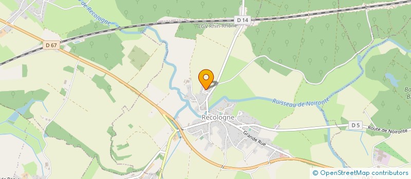 localisation de l'entreprise IMMO FINANCES SARL  RECOLOGNE