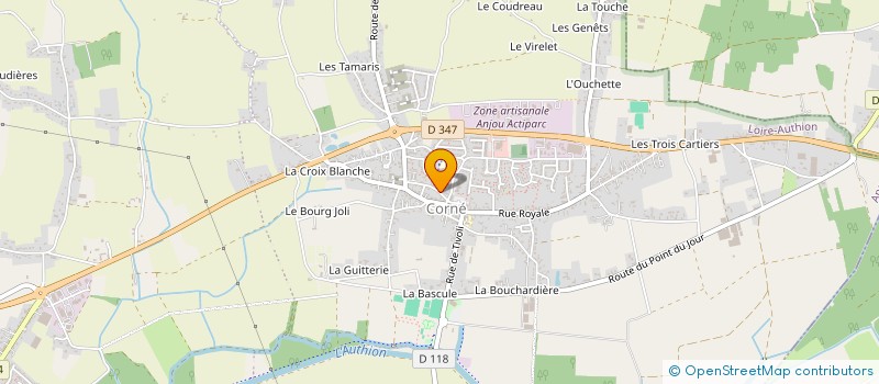 localisation de l'entreprise IMMO FOUCHER  LOIRE-AUTHION