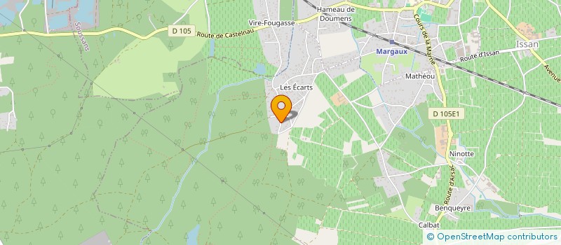 localisation de l'entreprise IMMO.FOURNIER  MARGAUX-CANTENAC